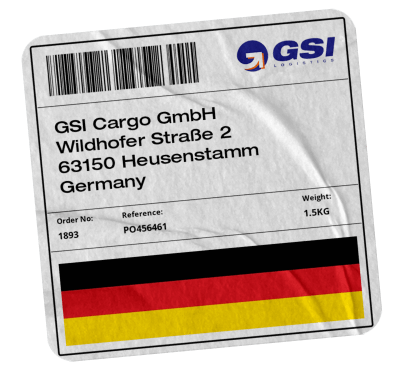 Germany location Sticker mockup