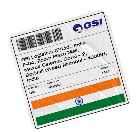 india location Sticker mockup