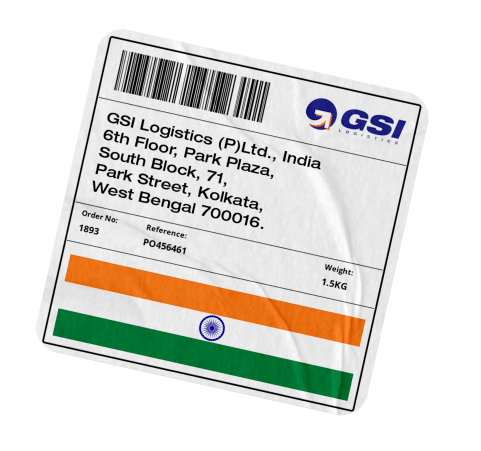 india location Sticker mockup
